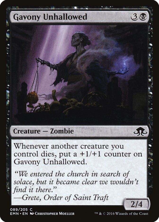 Gavony Unhallowed - carta Magic The Gathering