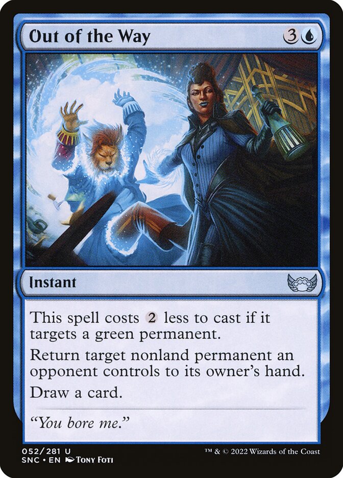 Out of the Way - carta Magic The Gathering