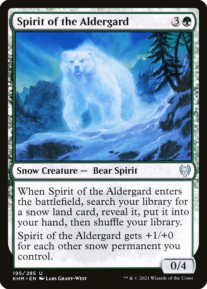 Spirit of the Aldergard - carta Magic The Gathering