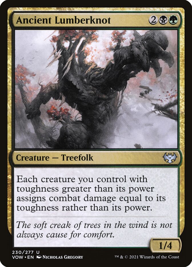 Ancient Lumberknot - carta Magic The Gathering