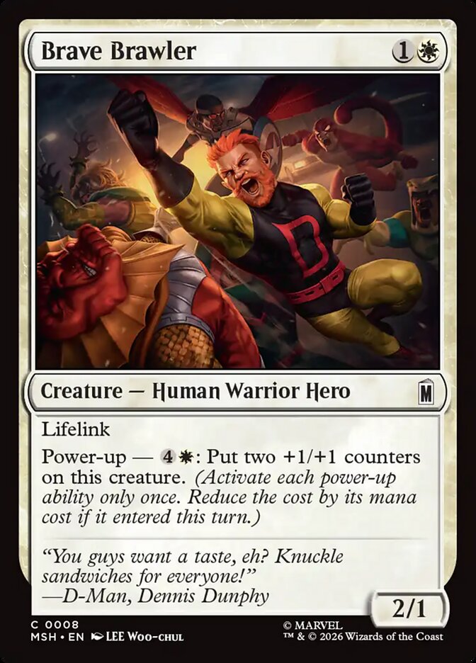 Brave Brawler - carta Magic The Gathering