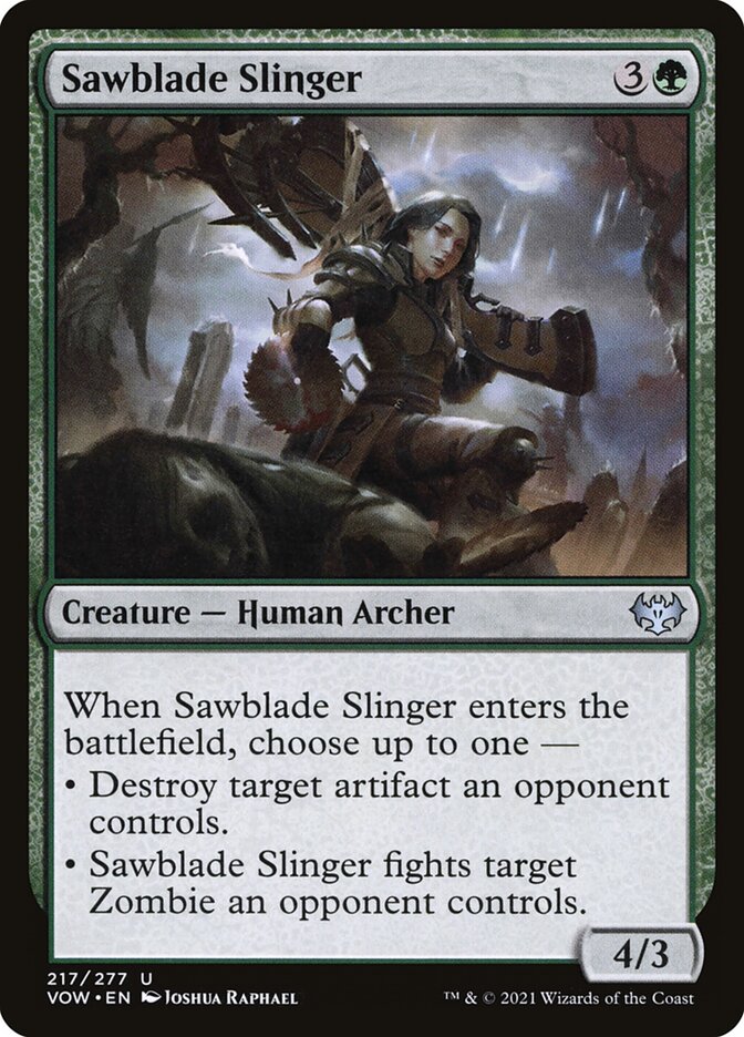 Sawblade Slinger - carta Magic The Gathering