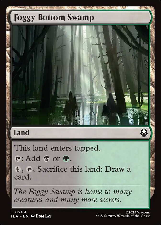 Foggy Bottom Swamp - carta Magic The Gathering