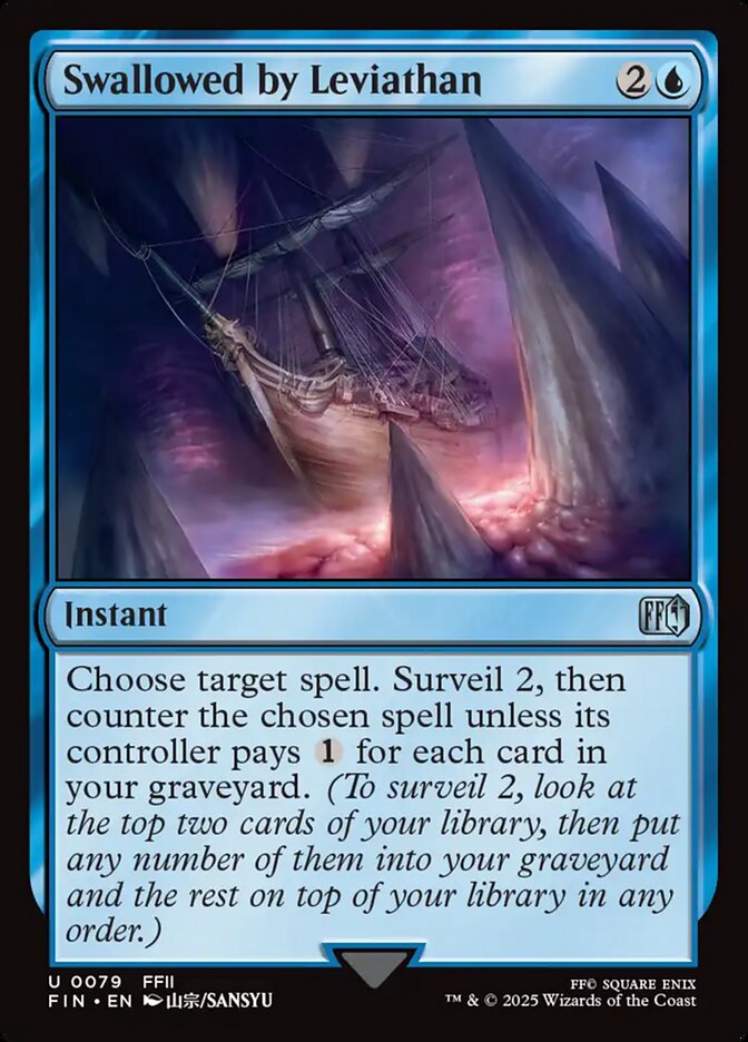 Swallowed by Leviathan - carta Magic The Gathering