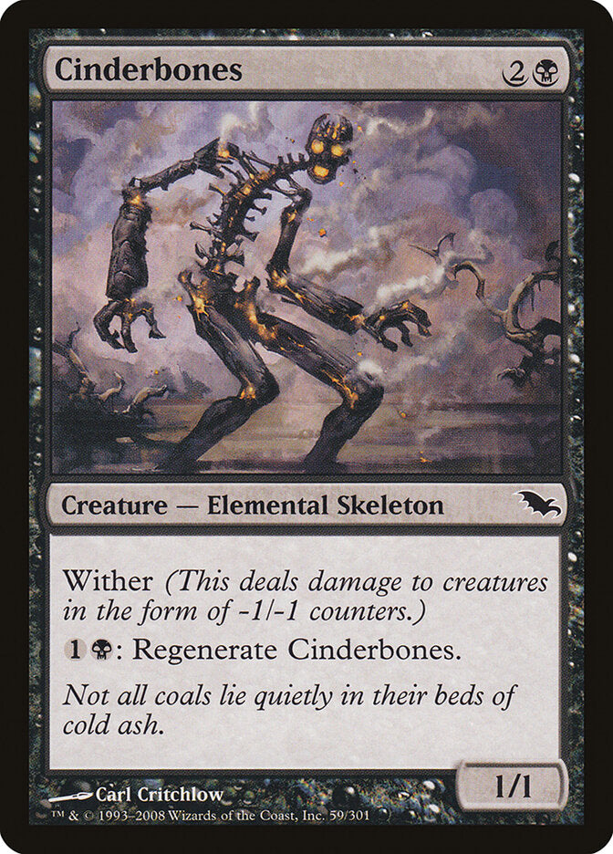 Cinderbones - carta Magic The Gathering