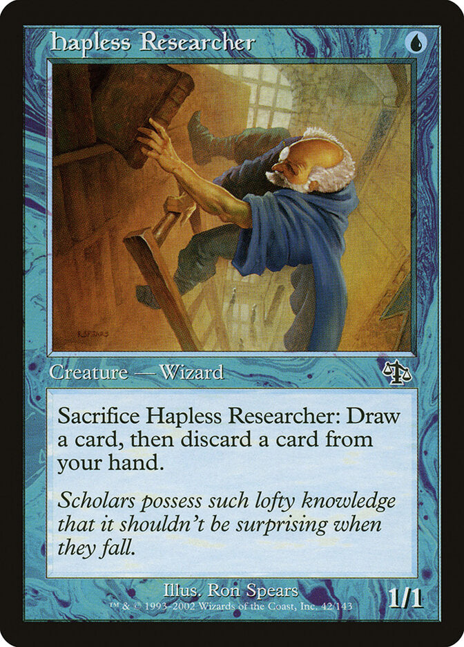 Hapless Researcher - carta Magic The Gathering