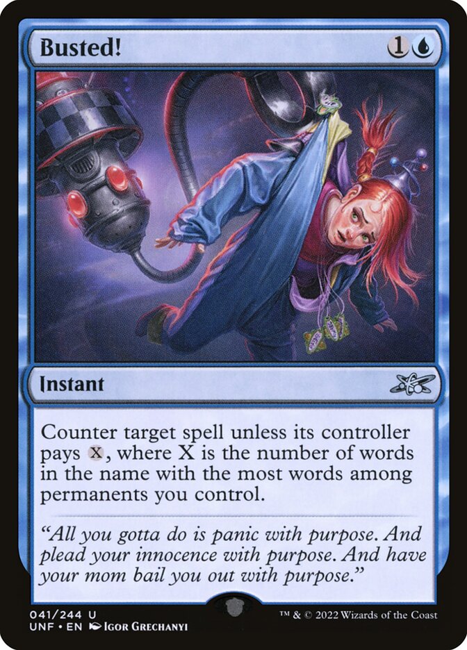 Busted! - carta Magic The Gathering