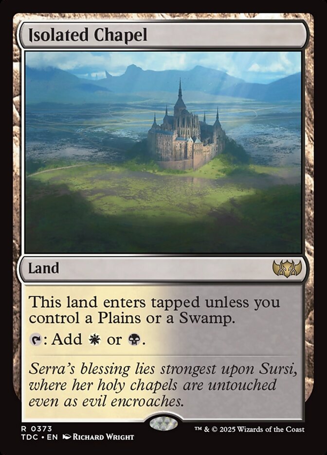 Isolated Chapel - carta Magic The Gathering