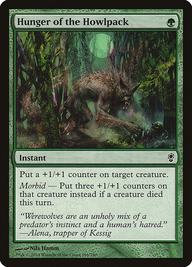 Hunger of the Howlpack - carta Magic The Gathering