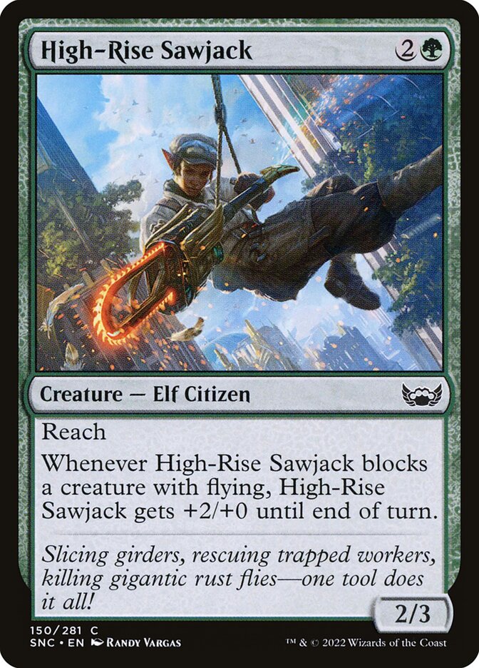 High-Rise Sawjack - carta Magic The Gathering