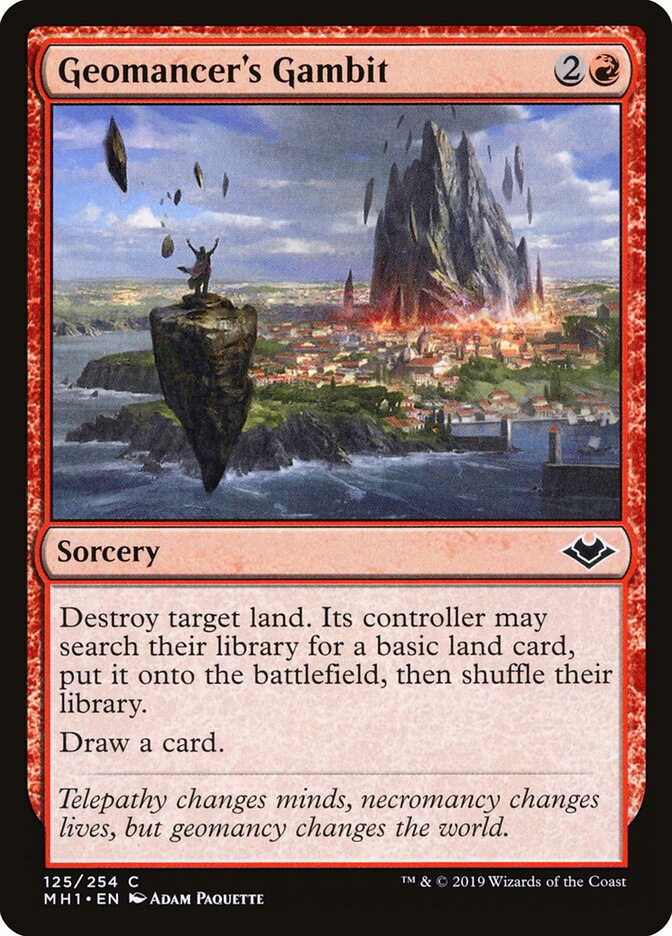 Geomancer's Gambit - carta Magic The Gathering