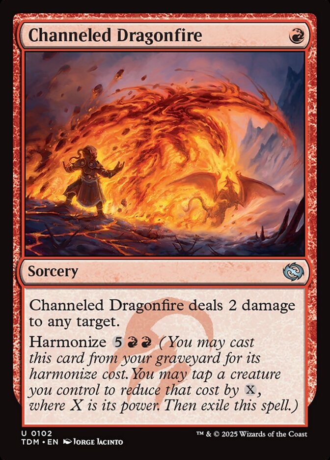 Channeled Dragonfire - carta Magic The Gathering