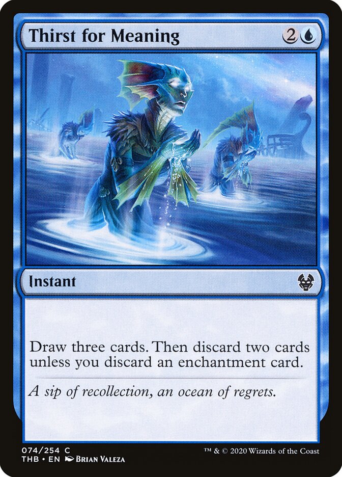 Thirst for Meaning - carta Magic The Gathering