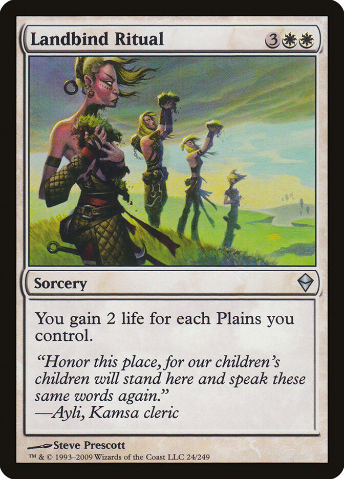 Landbind Ritual - carta Magic The Gathering