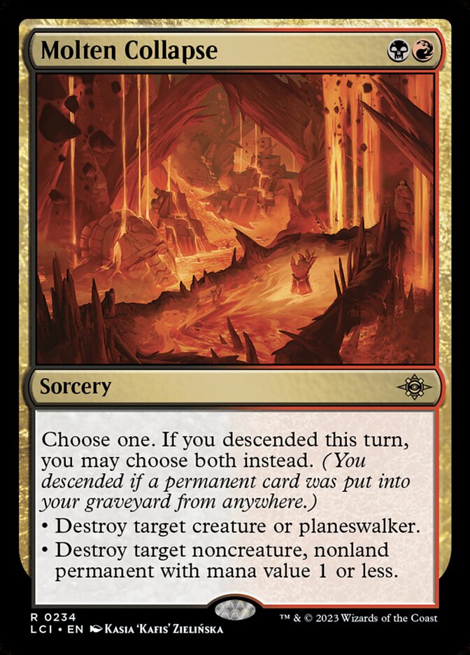 Molten Collapse - carta Magic The Gathering