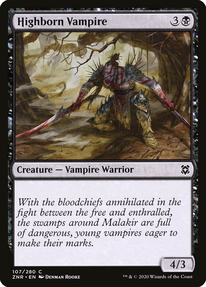 Highborn Vampire - carta Magic The Gathering