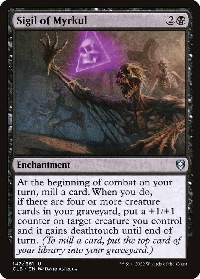 Sigil of Myrkul - carta Magic The Gathering
