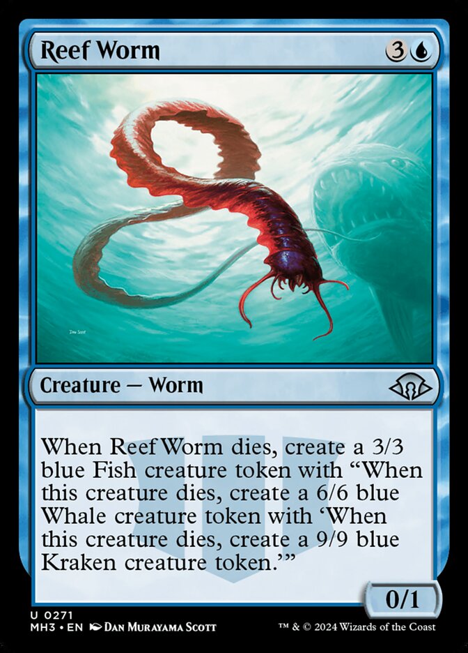 Reef Worm - carta Magic The Gathering