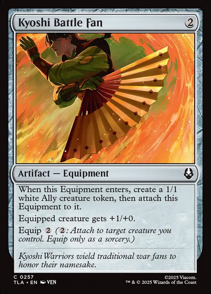 Kyoshi Battle Fan - carta Magic The Gathering