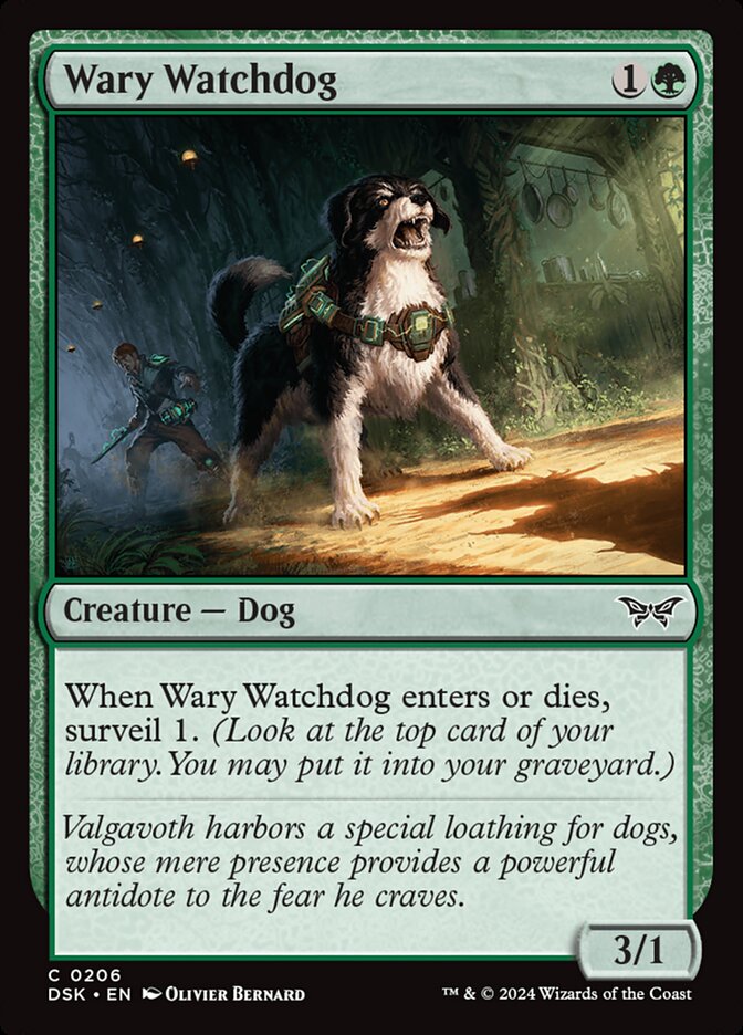 Wary Watchdog - carta Magic The Gathering