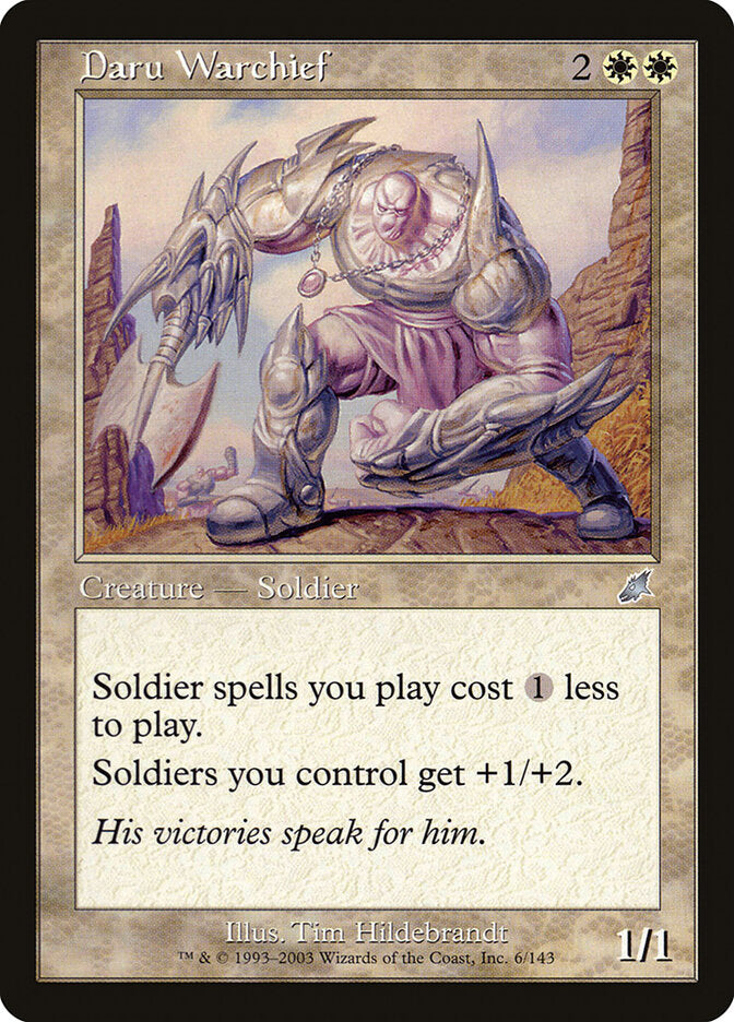 Daru Warchief - carta Magic The Gathering