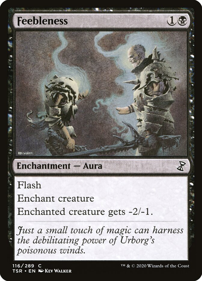 Feebleness - carta Magic The Gathering