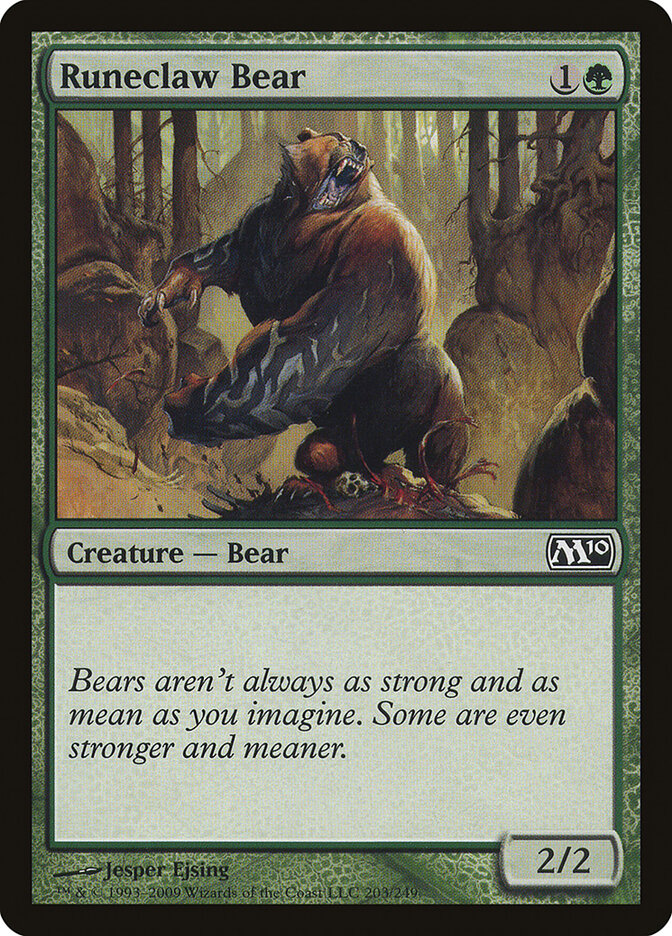Runeclaw Bear - carta Magic The Gathering