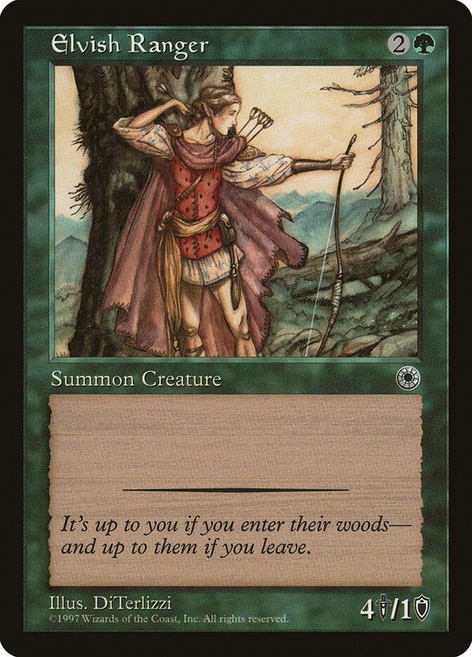 Elvish Ranger - carta Magic The Gathering