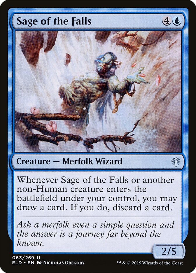 Sage of the Falls - carta Magic The Gathering