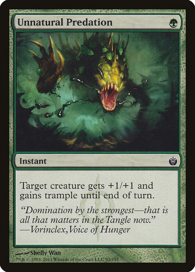Unnatural Predation - carta Magic The Gathering