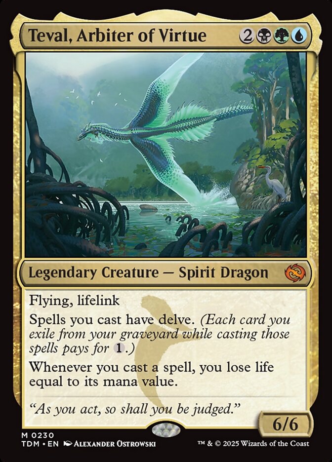 Teval, Arbiter of Virtue - carta Magic The Gathering