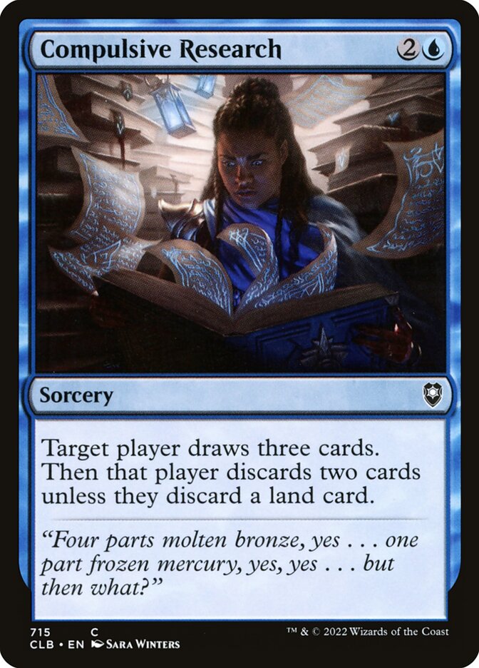 Compulsive Research - carta Magic The Gathering