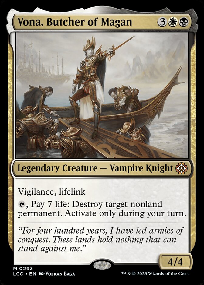 Vona, Butcher of Magan - carta Magic The Gathering