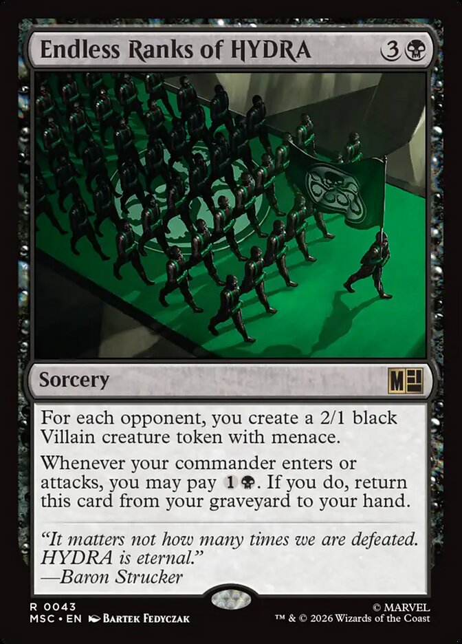 Endless Ranks of HYDRA - carta Magic The Gathering
