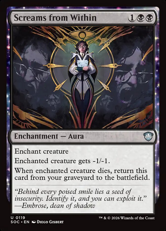 Screams from Within - carta Magic The Gathering