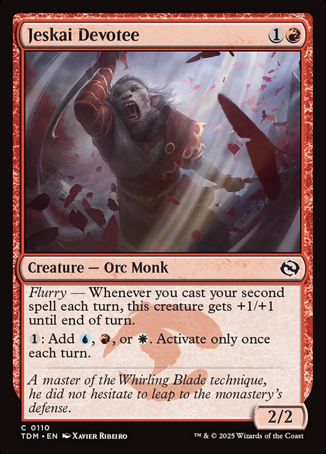 Jeskai Devotee - carta Magic The Gathering