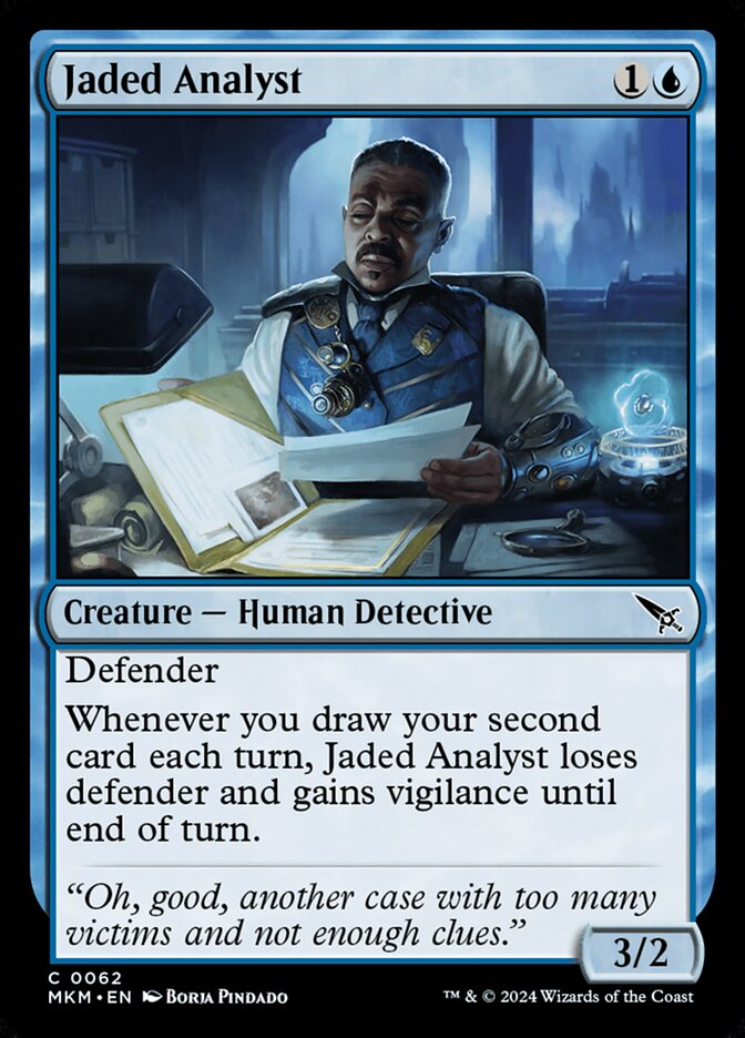 Jaded Analyst - carta Magic The Gathering