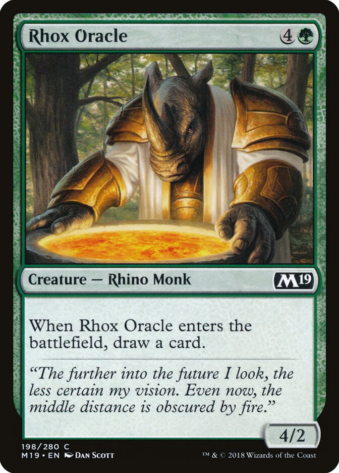 Rhox Oracle - carta Magic The Gathering
