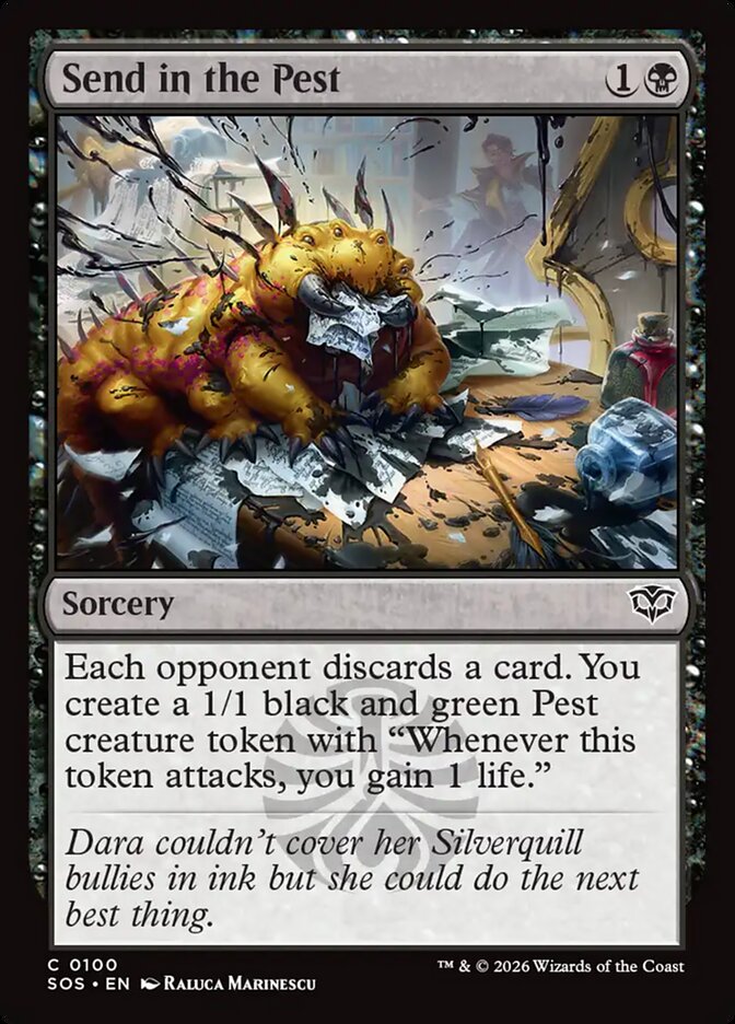 Send in the Pest - carta Magic The Gathering