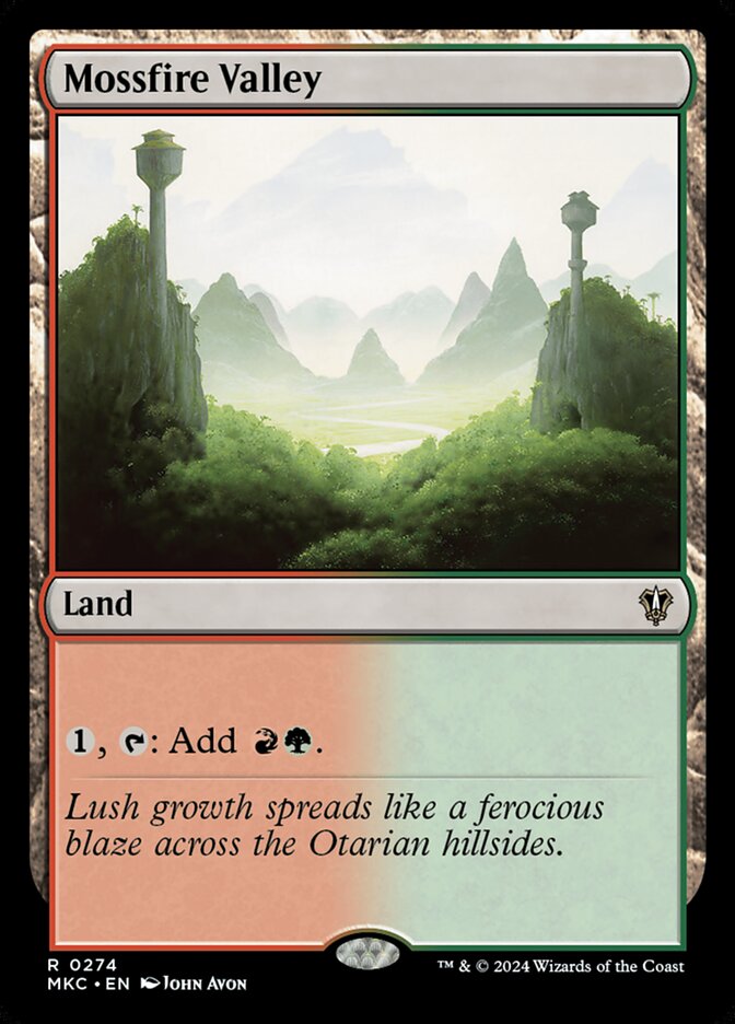 Mossfire Valley - carta Magic The Gathering