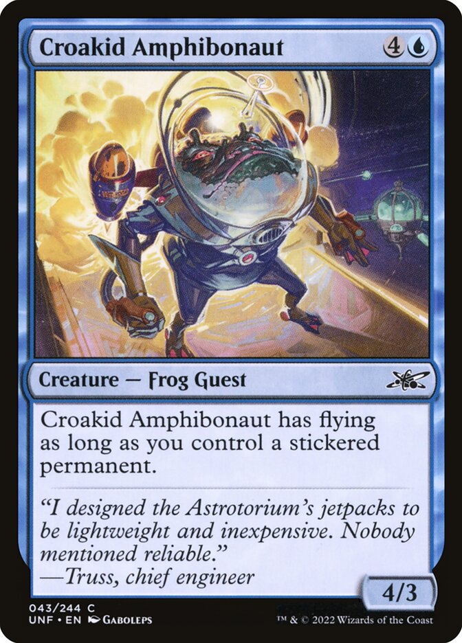 Croakid Amphibonaut - carta Magic The Gathering