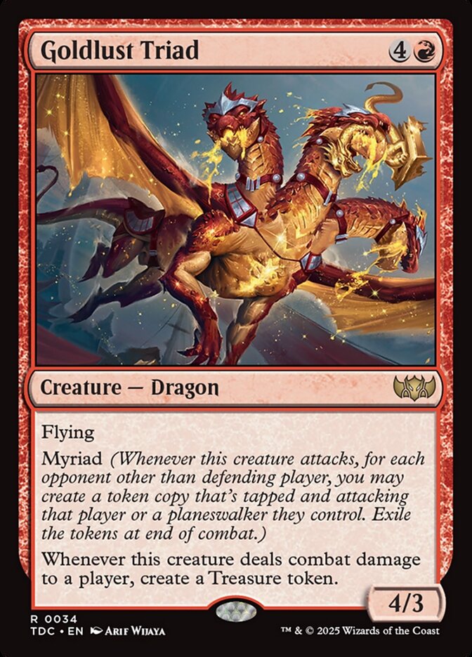 Goldlust Triad - carta Magic The Gathering