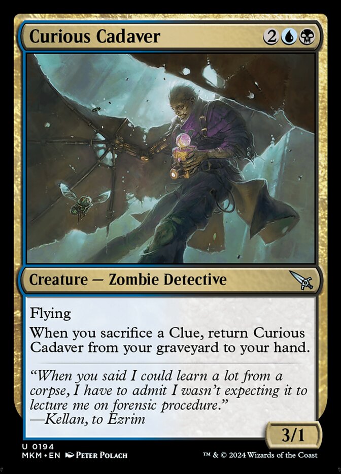 Curious Cadaver - carta Magic The Gathering