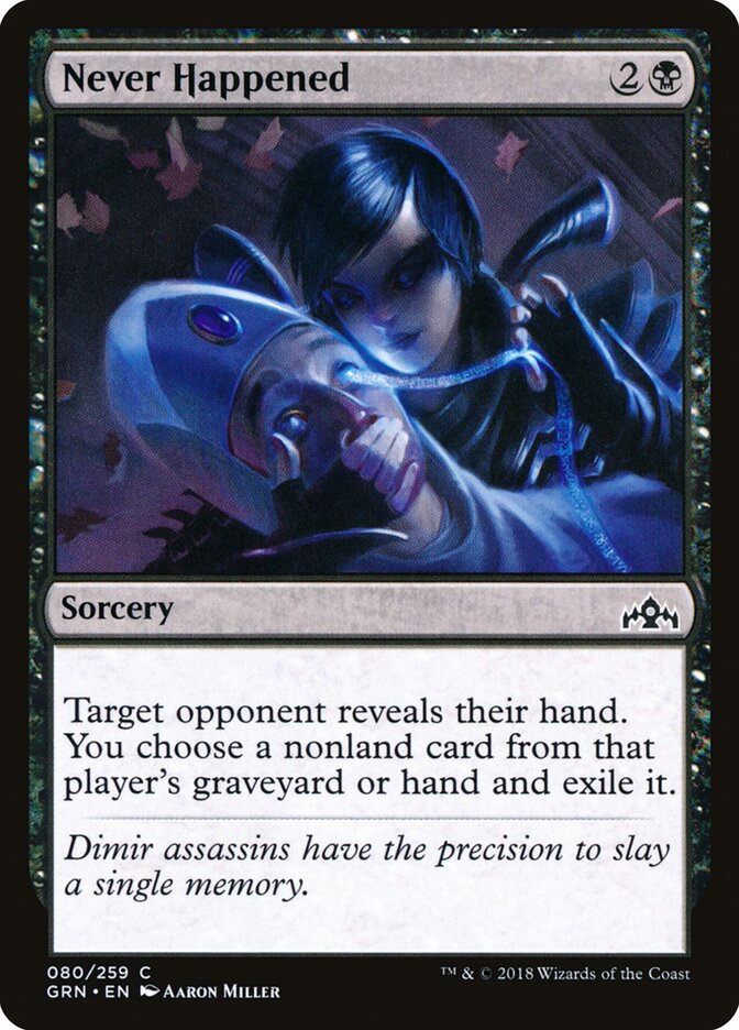 Never Happened - carta Magic The Gathering