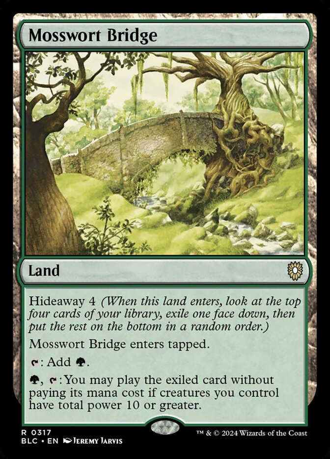 Mosswort Bridge - carta Magic The Gathering