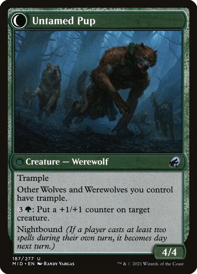 Untamed Pup - carta Magic The Gathering