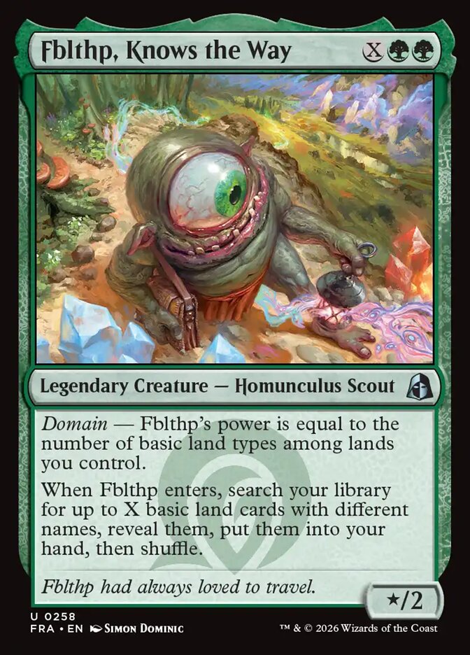 Fblthp, Knows the Way - carta Magic The Gathering