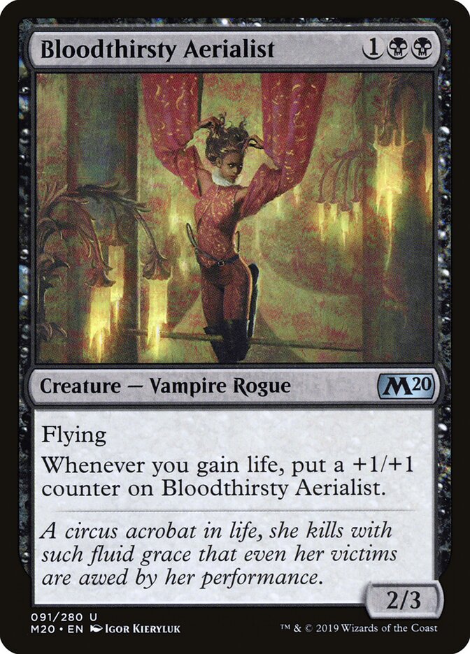 Bloodthirsty Aerialist - carta Magic The Gathering