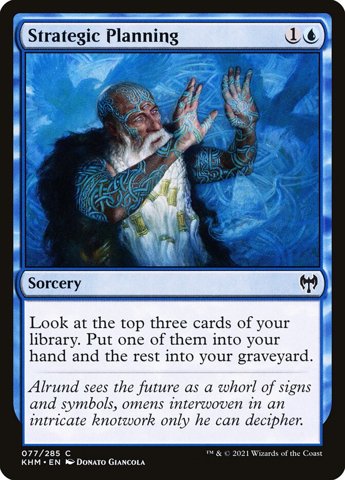 Strategic Planning - carta Magic The Gathering