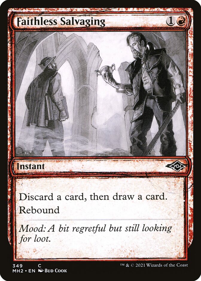 Faithless Salvaging - carta Magic The Gathering